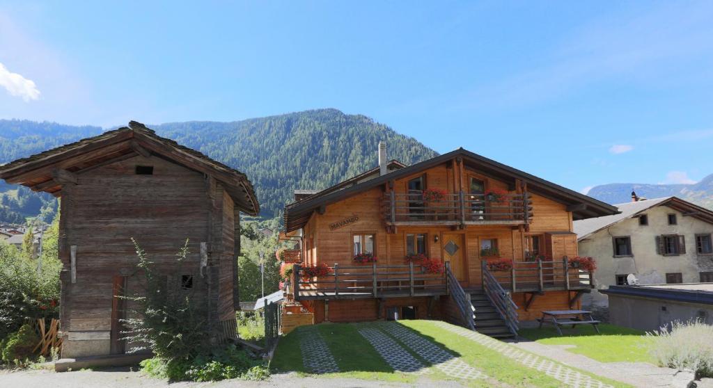 Chalet Mavambo Le Chable Bagian luar foto
