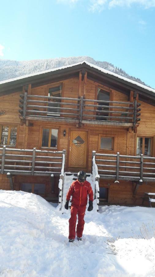 Chalet Mavambo Le Chable Bagian luar foto